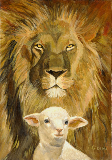 Peace, Lion and Lamb, Joyce Gibson
